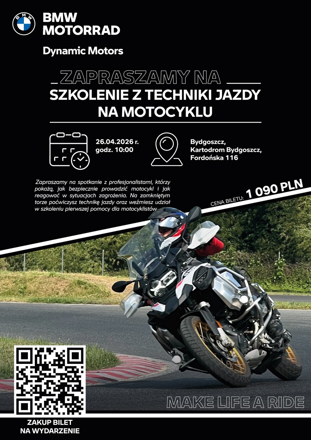 Bezpieczne otwarcie sezonu motocyklowego z BMW Dynamic Motors