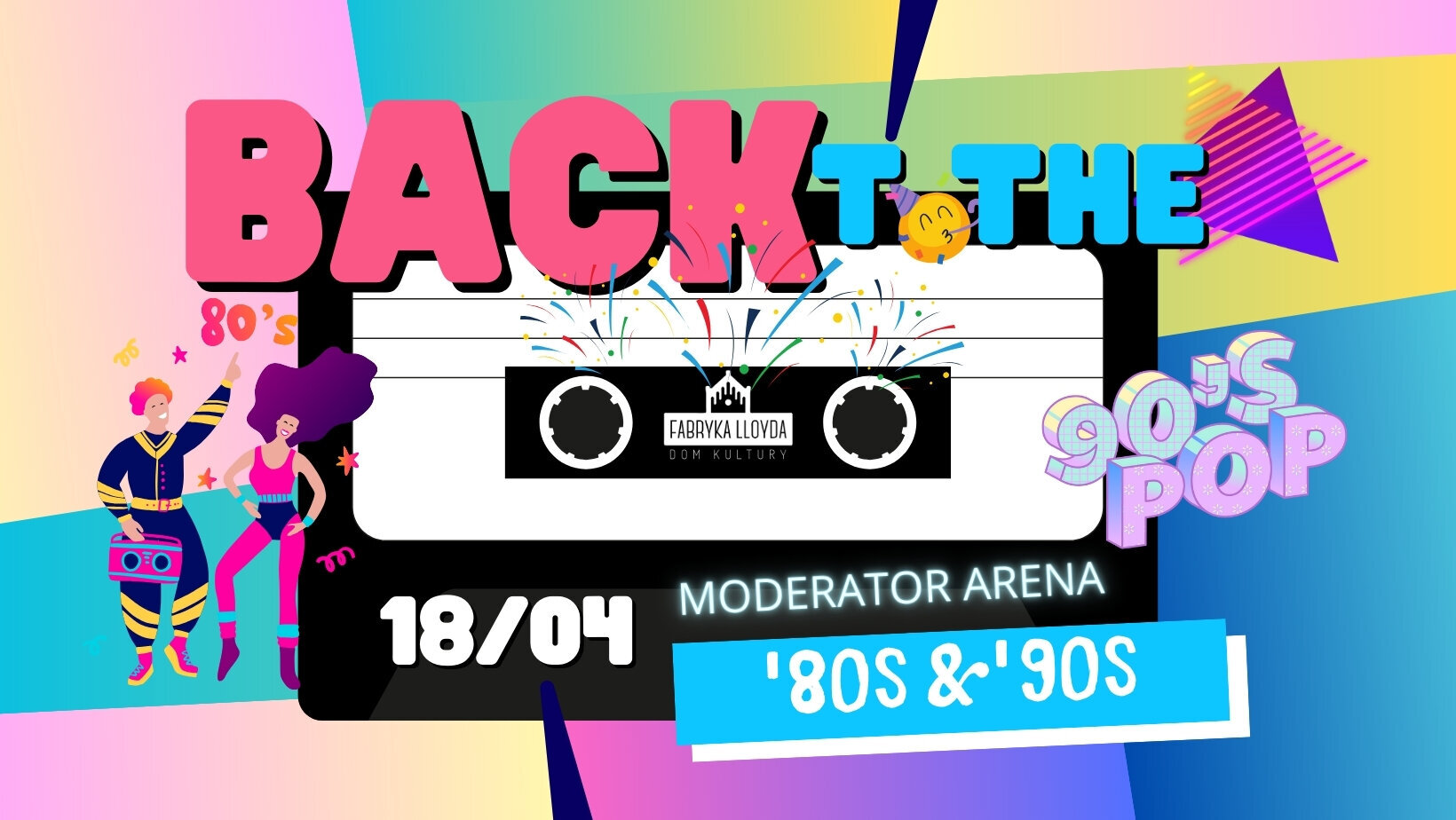 NAJWIĘKSZA POTAŃCÓWKA W STYLU LAT 80'S & 90'S!